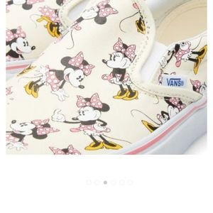 Vintage Minnie Mouse Slip on Van's Size 8 women